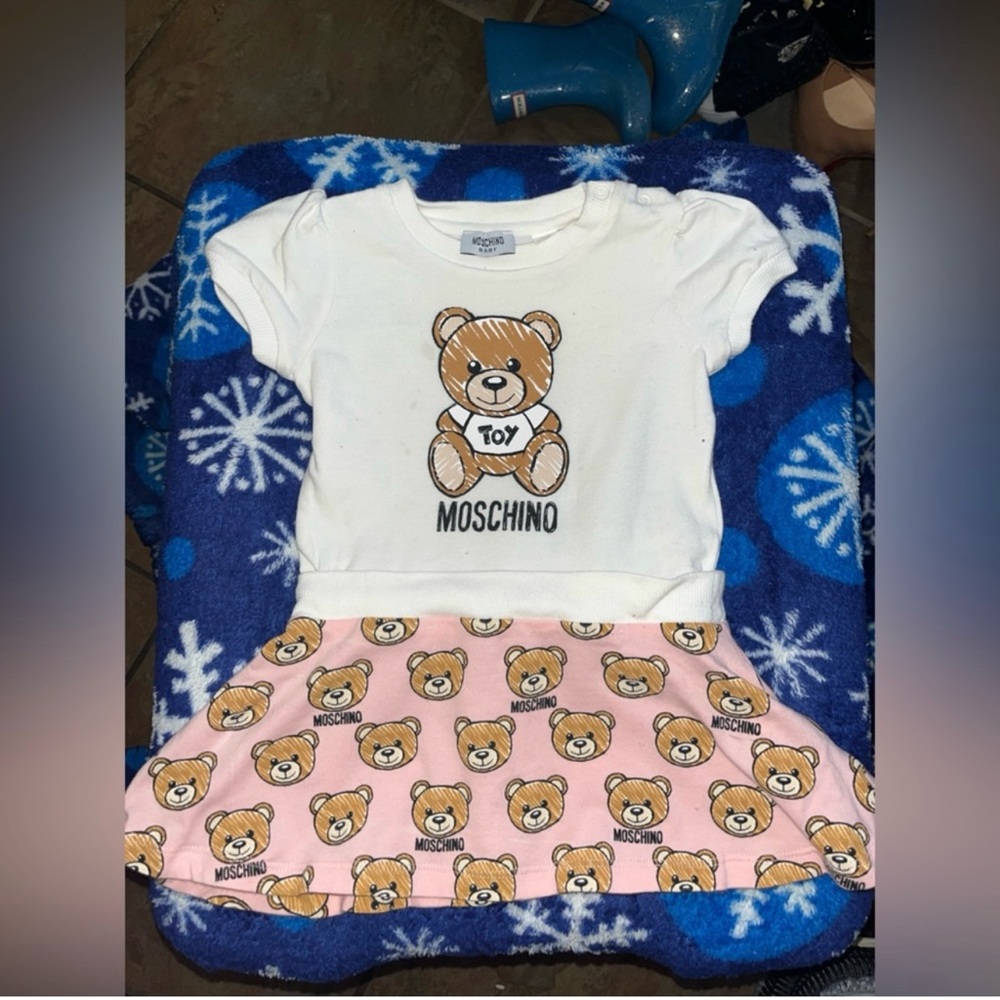 Authentic Moschino dress size 12 months